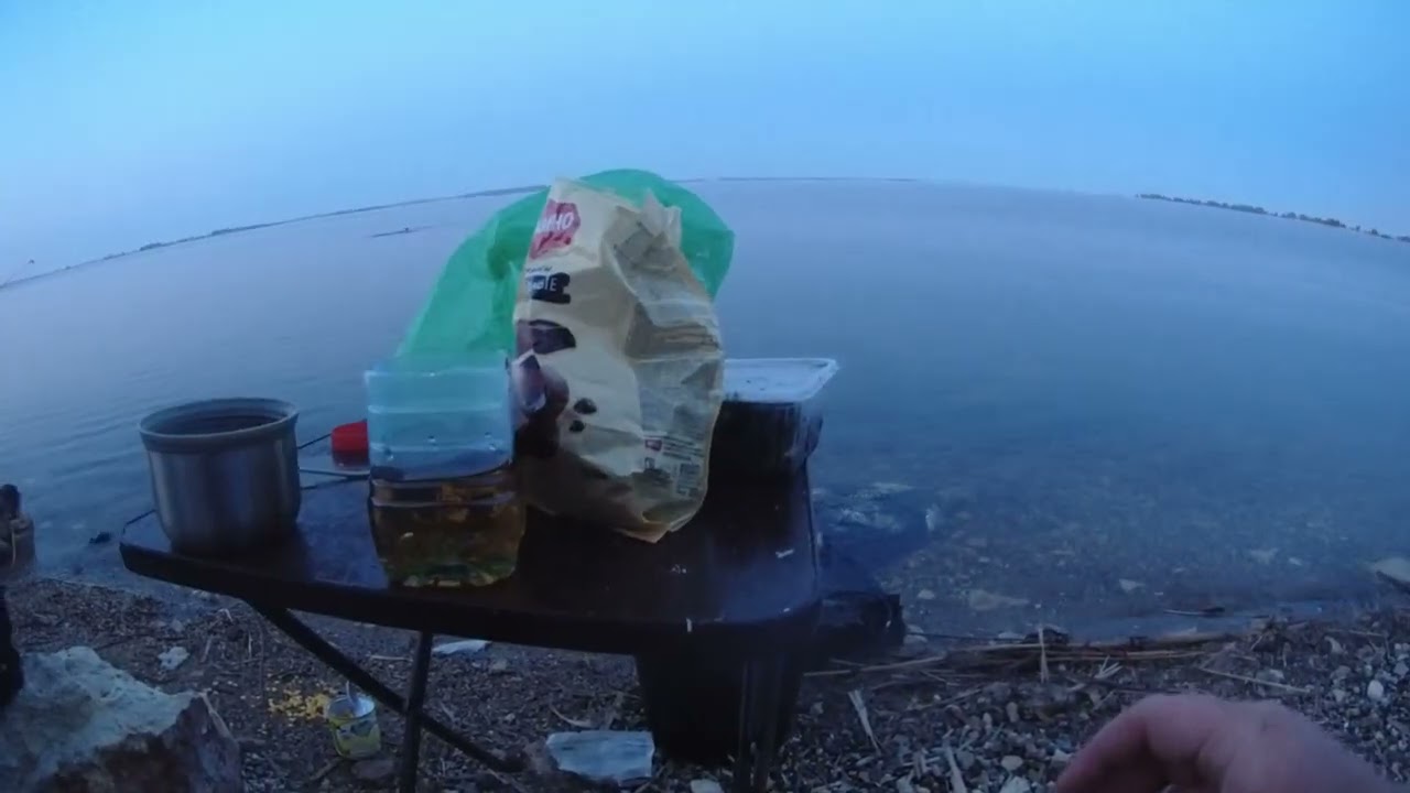 Ночная рыбалка на леща на Каме летом 2025