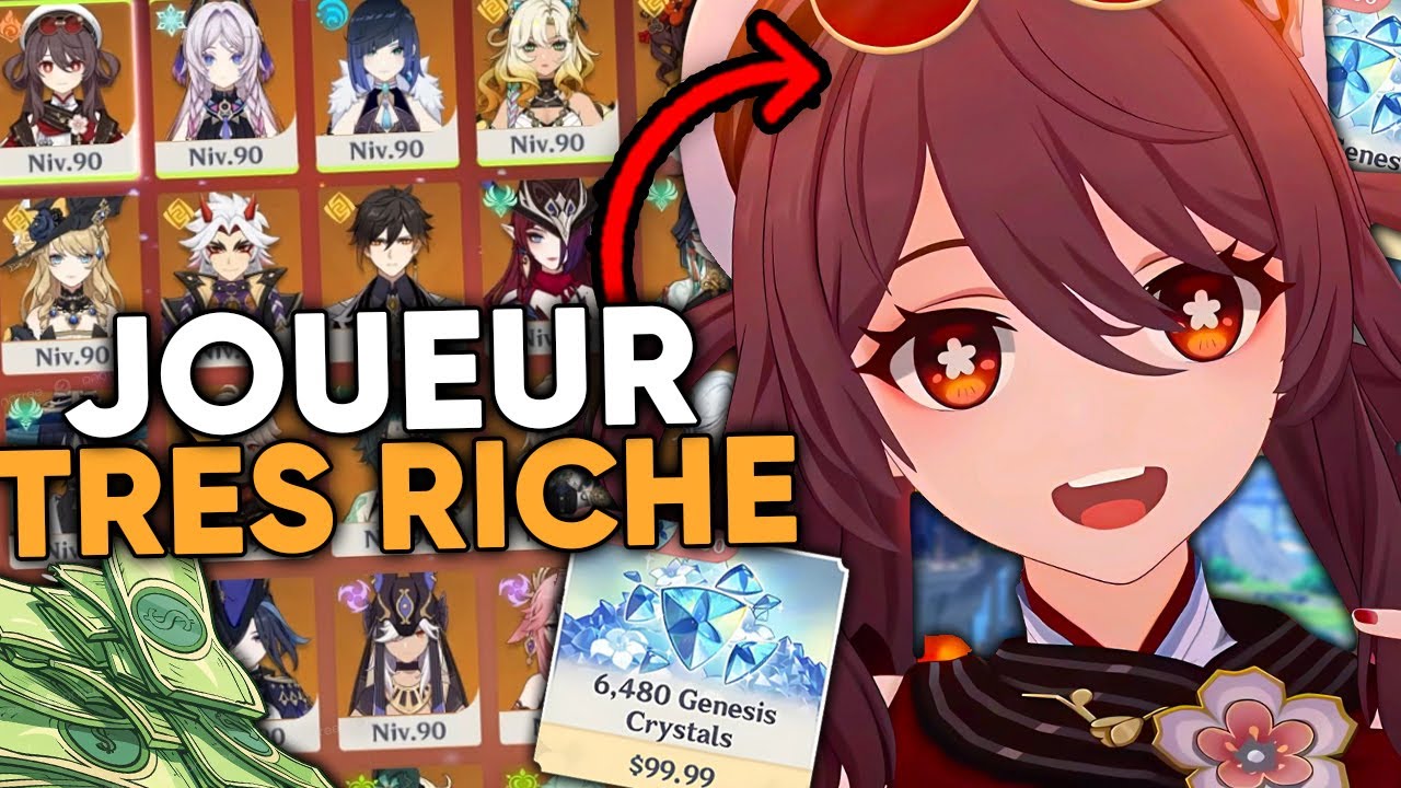 Ce Joueur Genshin Impact TRÈS RICHE a dépensé plus de 16000€ et c'est TÉRRIFIANT !