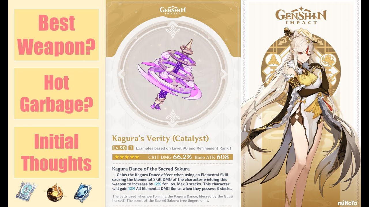 Is Kagura's Verity Ningguang's New Best Weapon? | (Yae Miko Signature Catalyst) | Genshin Impact