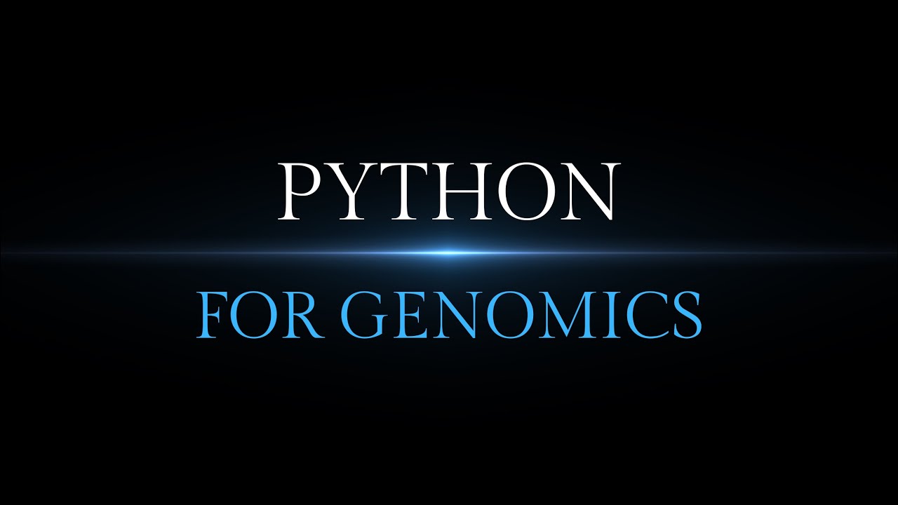 Python for Genomics | Session 1 by@bdglifesciences - YouTube