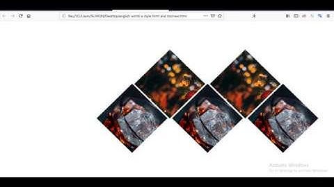 diamond grid with css or html pure css3 triangle layout desingn tutorial