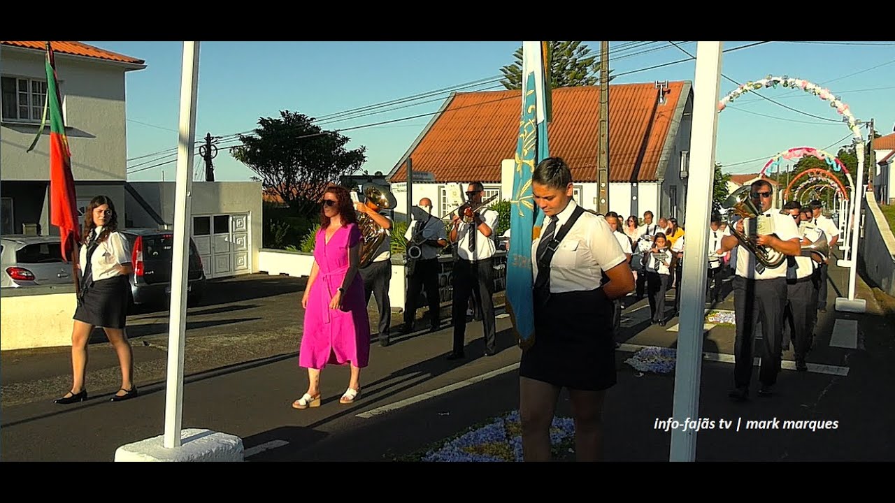 “RECREIO NORTENSE” abrilhantou a Festa  Nª Srª das Neves – Norte Grande – Ilha S. Jorge (03.08.2025)