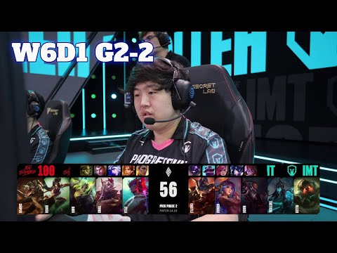 100 vs IMT - Game 2 | Week 6 Day 1 S14 LCS Summer 2024 | 100 Thieves vs Immortals G2 W6D1 Full Game