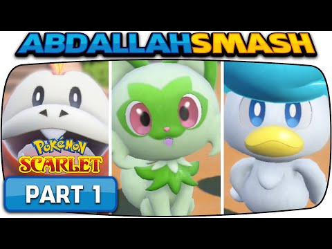 Pokemon Scarlet Violet Full Walkthrough Part 1 Cool New Starters! (Nintendo  Switch) 