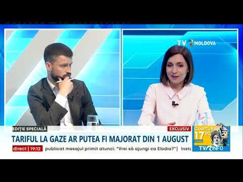 Emisiunea „Punctul pe AZi” cu președintele Republicii Moldova, Maia Sandu/21.07.2022