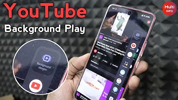 YouTube Background Play | iqoo Neo 9 Pro Youtube Background Stream | Multi Info