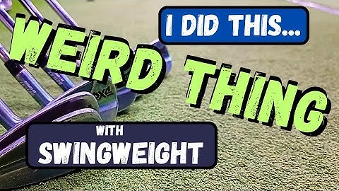 Swinggewicht voor ijzers... Waarom doen ze dit niet?