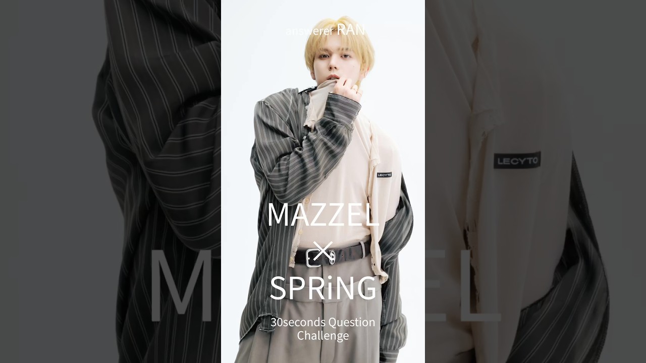 A satisfying answer! What is #RAN's motto? #MAZZEL #SPRiNG May
