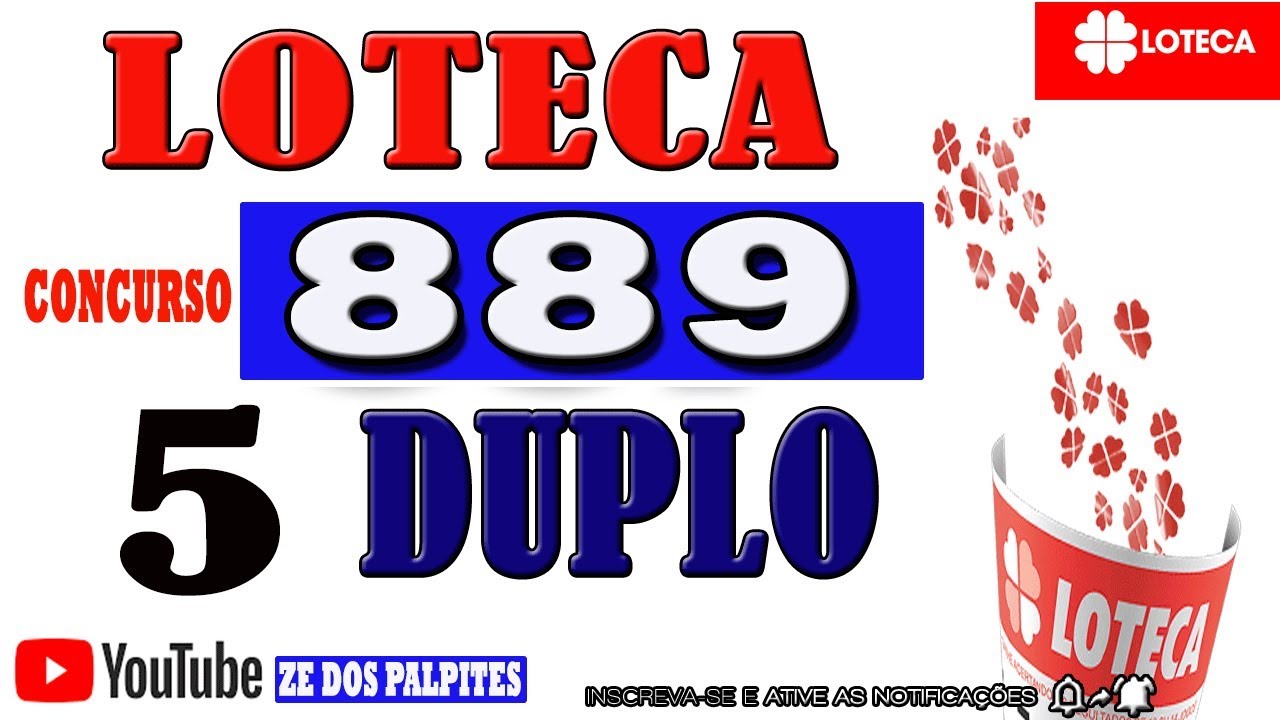 Palpites  da  Loteca  Concurso  889  5 Duplo da Loteca