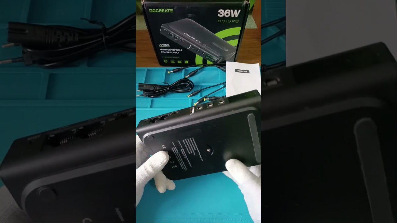 Компактный 🔋 источник бесперебойного питания DOCREATE DC1036L | ⚡ Быстрый обзор ИБП (UPS)