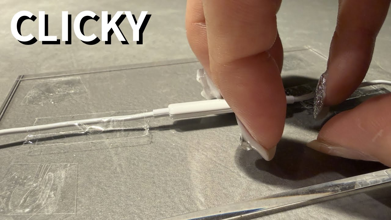 Acrylic Board & Nail Tapping ASMR (Sharp Crisp Tingles) | Earphone Mic