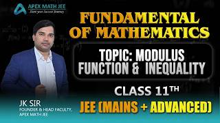 👉 Modulus Function Complete Lecture 🔥 | Equations, Inequalities & Graphs | JEE 2026🎯|APEXMATHJEE