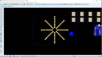 Arduino Simulation PROTEUS Animation Strar Led