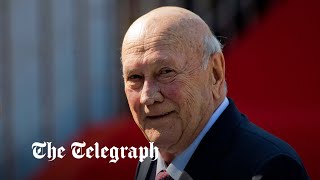 video: South Africa's last white president FW de Klerk apologises for apartheid in video released after his death