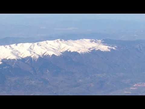 Uçaktan Bursa ve Uludağ Manzarası. View of Bursa