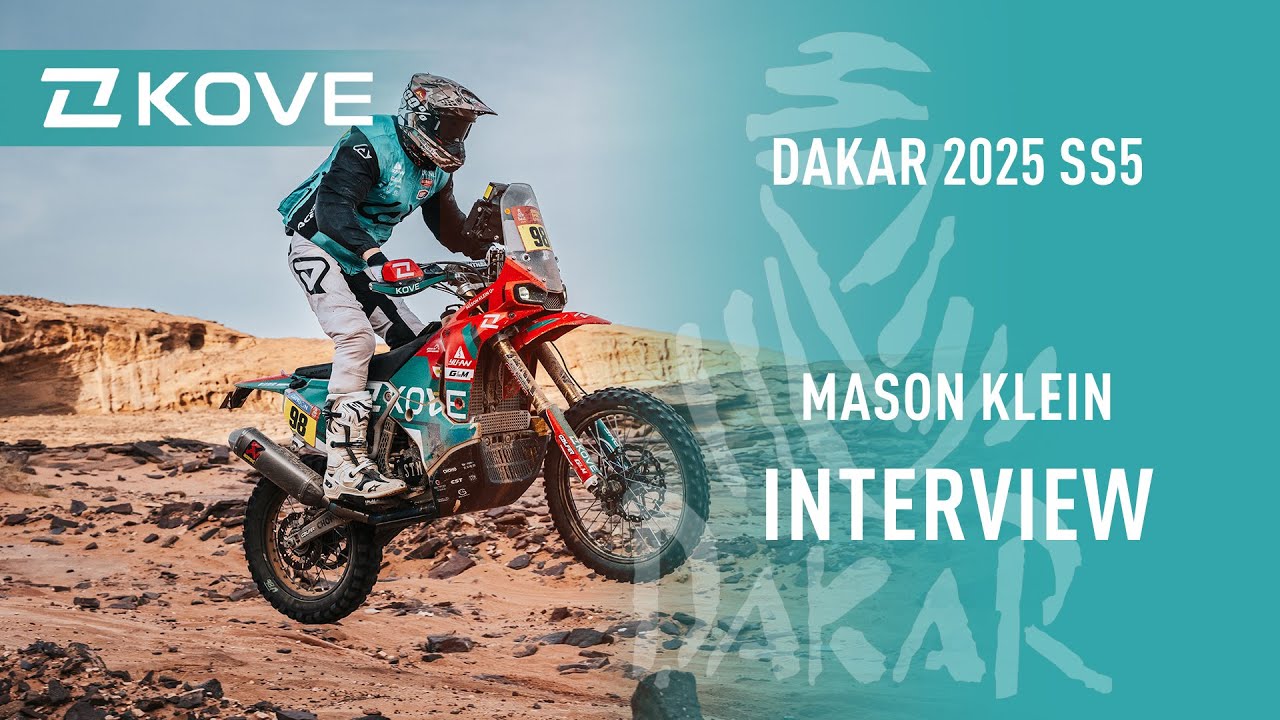 KOVE DAKAR 2025:HIGHLIGHTS&INTERVIEW OF MASON KLEIN IN SS5