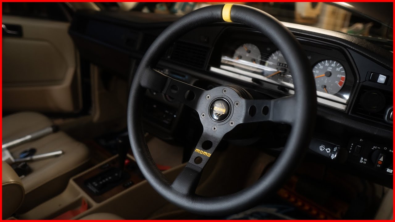 Installing a new MOMO steering wheel | 190E W201 (1.8)