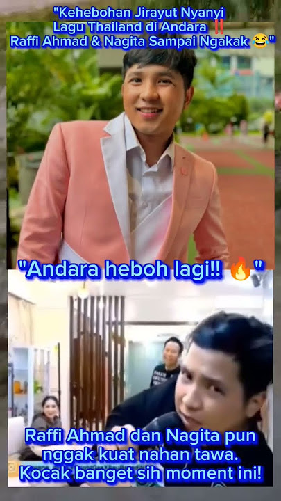 Raffi Ahmad & Nagita Laughed Seeing Jirayut Sing #Jirayut #Raffiahmad #nagitasalvina #trending