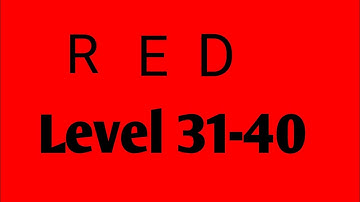 RED Level 31-40 Androidios Gameplay Walkthrough By Bart Bonte