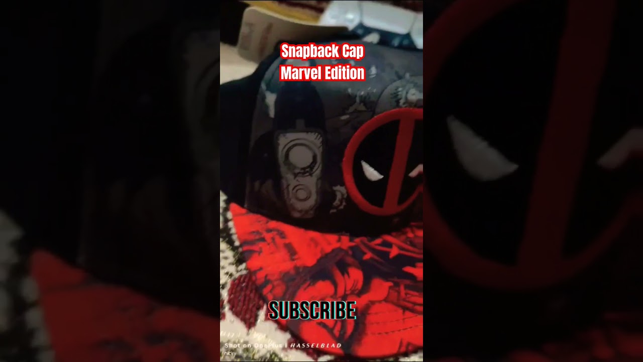 Unboxing Marvel Avengers Edition Deadpool Superhero Snapback Cap #marvel #avengers #deadpool  #ps5