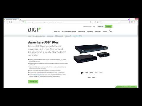 How to Connect Host PC to a Digi AnywhereUSB Plus with Port Forwarding