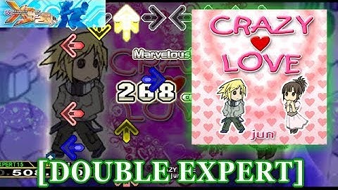 【DDR X3】 CRAZY♥LOVE [DOUBLE EXPERT] 譜面確認＋クラップ