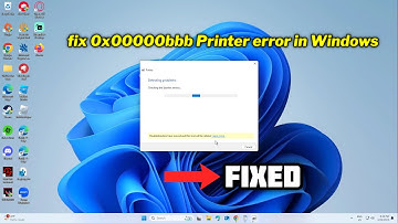 (FIXED) 0x00000bbb Printer error in Windows