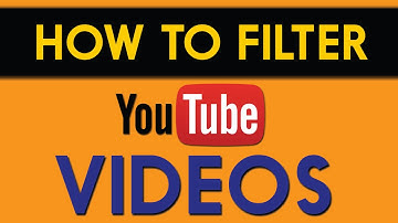 How to do  Filter on Youtube Videos