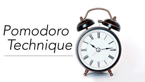 How To Use the Pomodoro Technique for Productivity