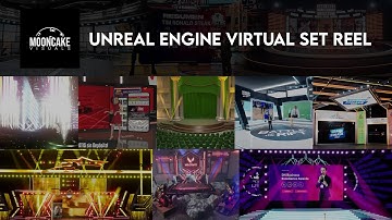 MOONCAKE Visuals - Unreal Engine virtual production Reel (Virtual Set & AR)