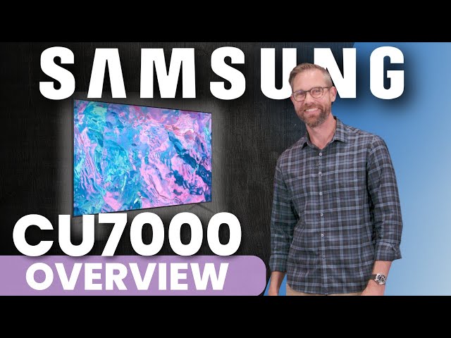 SAMSUNG 65 Class CU7000B Crystal UHD 4K Smart Television UN65CU7000BXZA