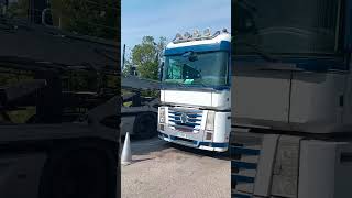💥 Super rencontre sur parking restaurant routier camion Renault 🤟💥#france #universdescamionsss
