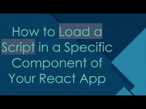 How to Load