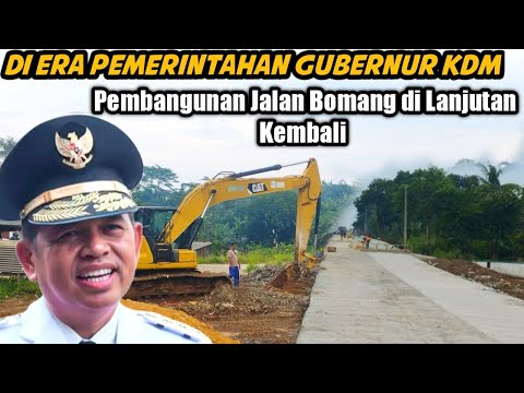 AFTER STALLING CONSTRUCTION IS RESUME Jl Raya Bomang Directly Leads To The Cibinong Regional Go