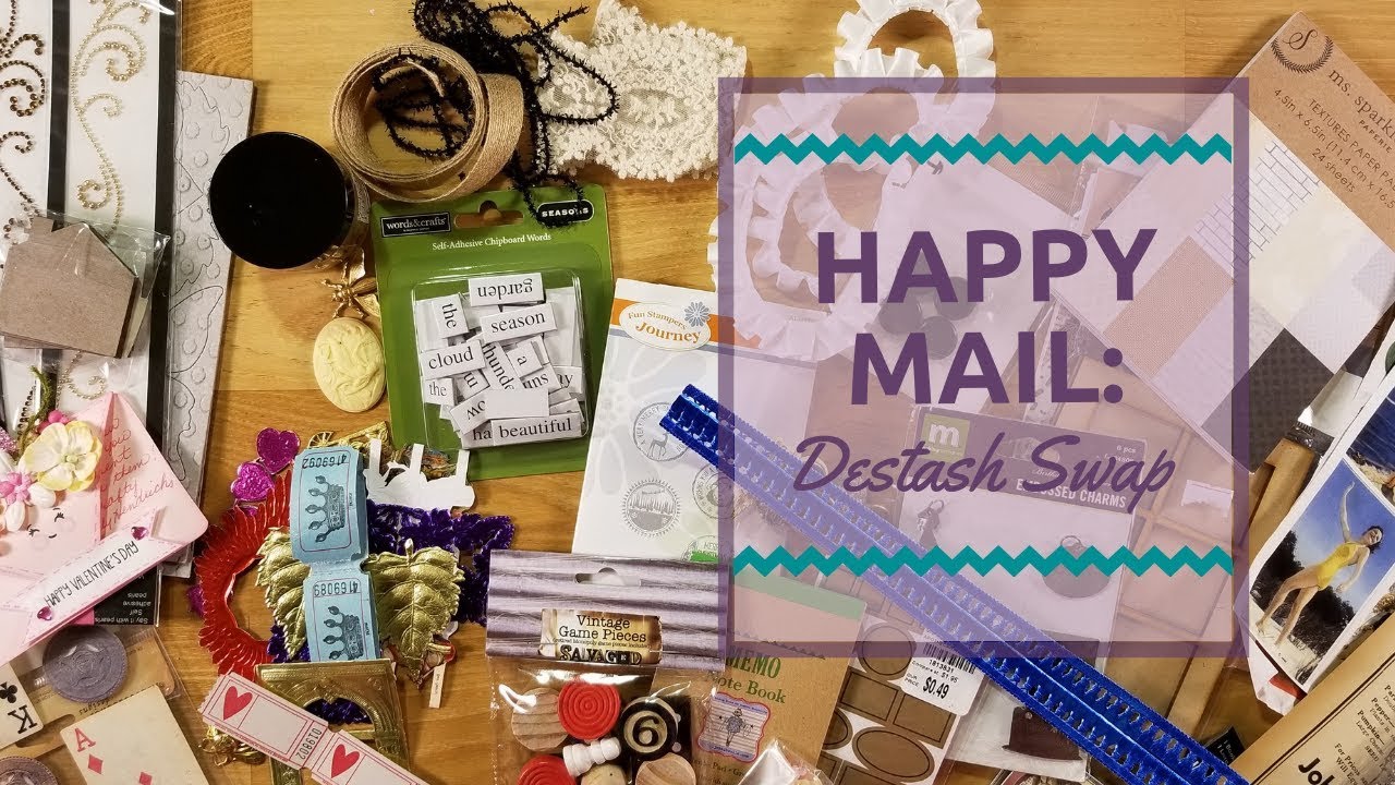 Happy Mail: Destash Swap: Junk Journal Supplies