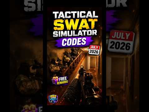 🚨 Tactical SWAT Simulator Codes (July 2026) | All New FREE Rewards #roblox #codes