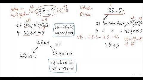 IGCSE Mathematics (0580) Lecture 1.2: Accuracy