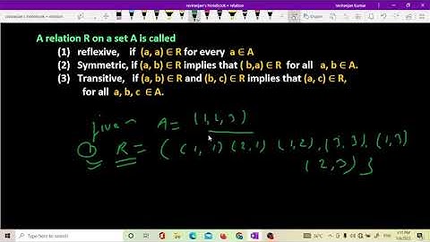equivalence relation