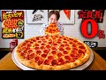 【大食い】体よりデカい…。沖縄で一番巨大なペパロニピザワンホールに挑戦したら何分で完食できるのか?【New York Pizza那覇店】