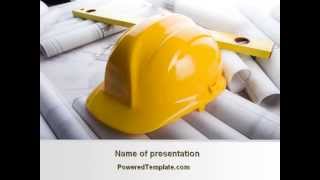 Architectural Control PowerPoint Template by PoweredTemplate.com