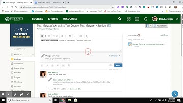 Schoology + Google Hangout: create virtual office hours