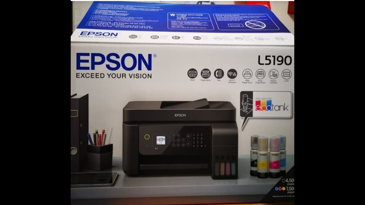 Cara Install Cd Driver Printer Epson L5190 Tanpa Cd Driver - Youtube