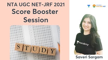 Score Booster Session | Paper-1 | NTA UGC NET-JRF 2021 | Saveri Sargam