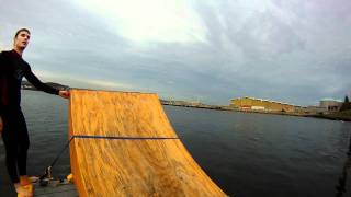 Jetty jump backflip