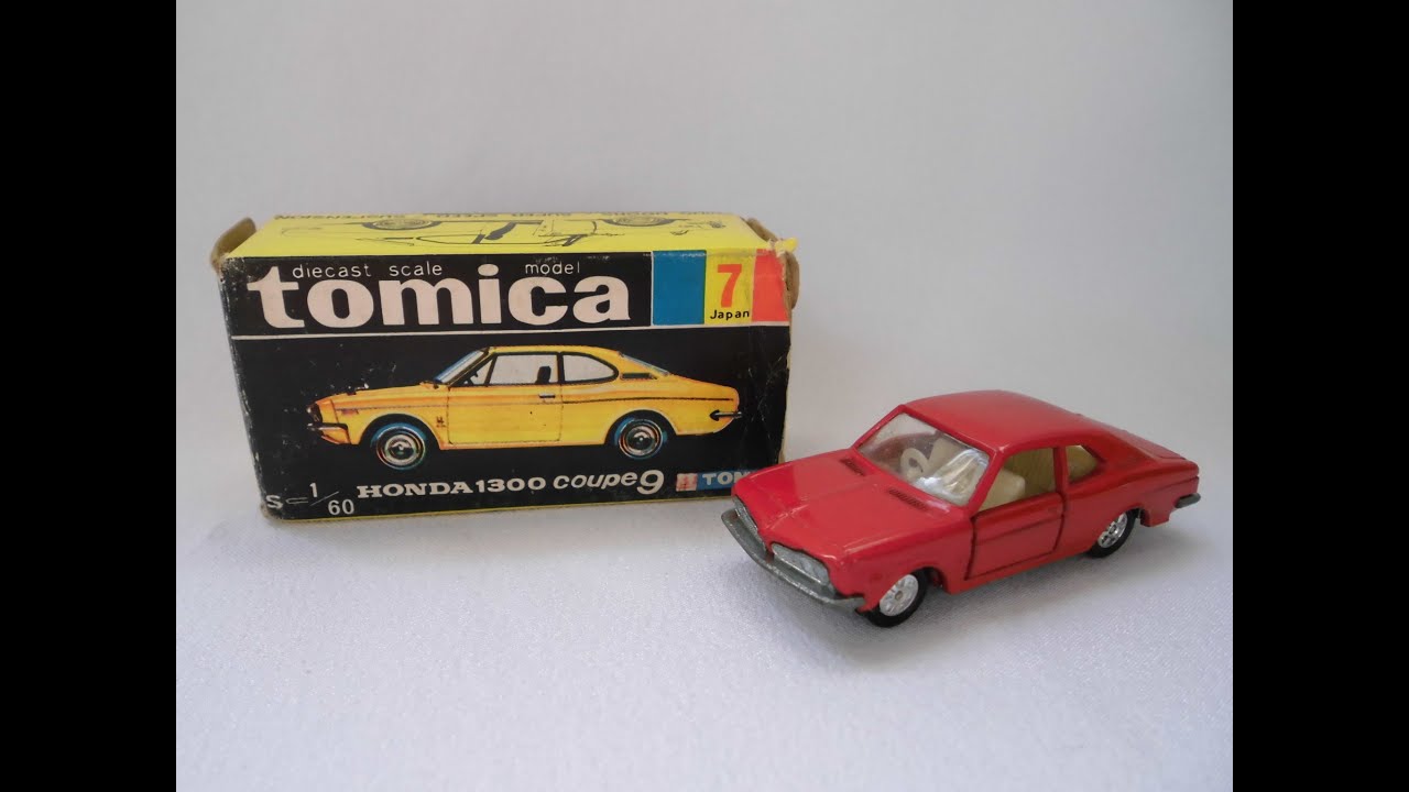 トミカ開封 392】黒箱トミカ!!! No.7 HONDA 1300 coupe 9 ① 《日本製