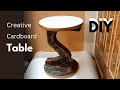 Creative table craft using cardboard _DIY | new styl table craft idea / Easy making from Cardboard