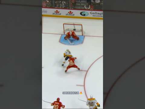 Nick Blankenburg with a CRAZY goal at his hometown game 🤯 #nhlhighlights #predsnhl