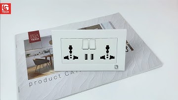 Ổ Cắm Điện 3 Chấu Đôi Có 2 Cổng USB LG-F21-066