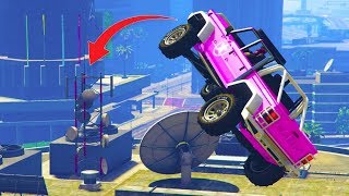 GTA 5: Barbie Jeep Wallride to Precision Stunt