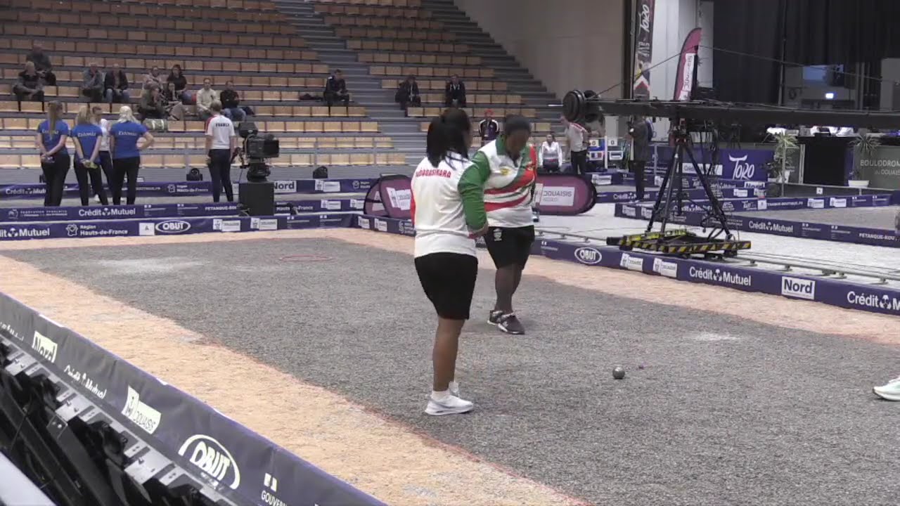 Miniature : Pétanque 2025 CM féminin X3 / 1ère partie de poule